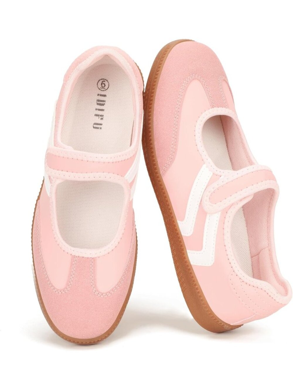 Women's Pink Retro Comfortable Non-Slip Casual Tennis Walking Fashion Sneakers